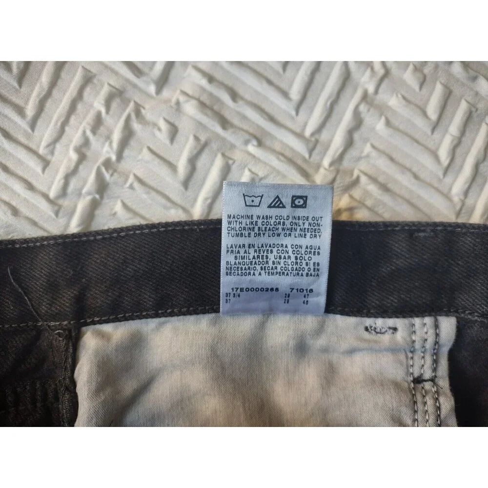 Rustler Denim Straight Jeans Men's 36x29 Black 4-Pocket 100% Cotton ~ Great! - Picture 9 of 9